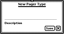 New Pager Type